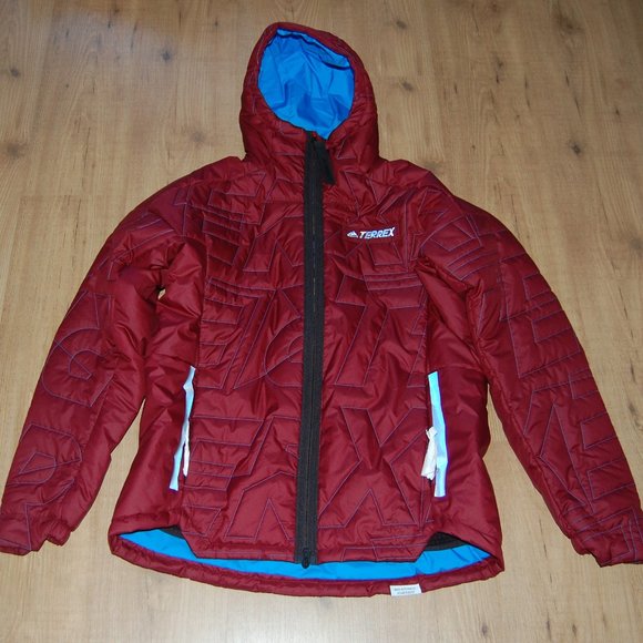 adidas Men's Terrex MyShelter Primaloft Prima Hooded Jacket Men's Size L NWT